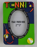 PVC Tennis Picture Frame (Picture size: 2 x 3)