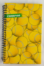 Clarke Tennis Side Coil Spiral Notebook