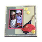Clarke Colorful Tennis Frame (Picture size: 2 x 2)