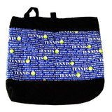 Quilted Pocket Tote-Tennis Terms