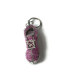 Clarke Tennis Shoe Key Chain &#8211; Pink