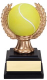 Tennis Resin Wreath Sport Ball Sculpture 6″