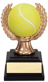 Clarke Tennis Resin Wreath Sport Ball Sculpture 6&#8243;