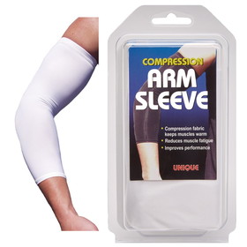 Unique Sports Compression Arm Sleeve &#8211; White