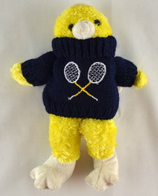 Tennis Chick w/Navy Sweater (9&#8243;)