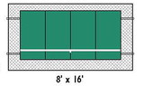 Bakko Backboard Economy Flat 8×16