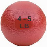 Medicine Ball 4-5 lb Red (non bounce)