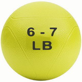 Medicine Ball 6-7 lb Yellow (non bounce)