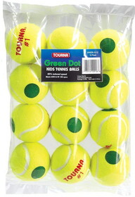 Tourna Green Dot Tennis Balls (12-Pack)