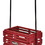 Tourna Ballport Deluxe with Wheels &#8211; holds 80 balls-Red