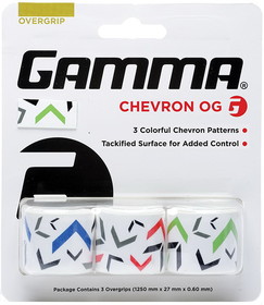 Gamma Chevron Overgrip &#8211; 3 Pack