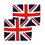 Tourna British Flag Wristbands
