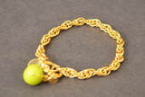 Tennis Toggle Bracelet w/Tennis Ball