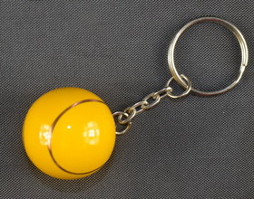 Clarke Porcelain Musical Tennis Ball Keyring