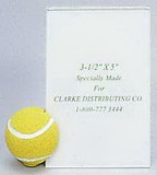 Clarke Tennis Frame w/Ball (Picture size: 3-1/2 x 5)