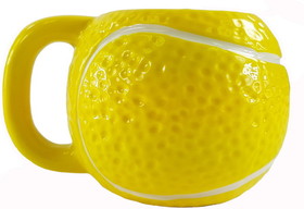Clarke Tennis Ball Shape Ceramic Mug