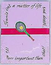 Tennis Note Pad-"Things To Do After Tennis" 4 x 5"-Green