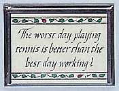 Clarke Wood Plaque "Worst Day"