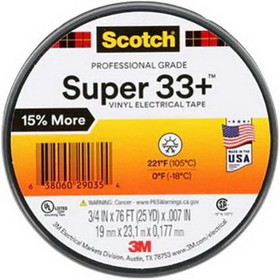 3M 33+-3/4X76FT-1 3/4 Electric Tape 76ft