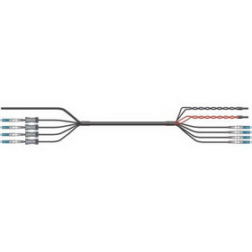 CommScope HFT410-4SBJ1-10 Hybrid Cable Assembly, 10ft