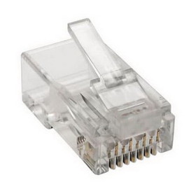Tripp Lite N230-100-STR Cat6 RJ45 Modular Plug for Round Stranded UTP