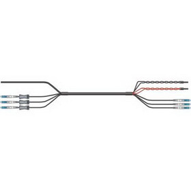 CommScope HFT410-3SBJ1-9 9 ft HELIAX Hybrid Cable Assembly, Standard Straight LC - LC 3 Fiber, SM