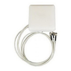 Ventev M6060060D3D3620NS 2.4 - 5 GHz 6 dBi Directional Antenna with 4 RPSMA Male Connectors