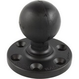 RAM Mounts RAM-D-202U-SYM1 Large Round Plate with 6-Hole Pattern and Ball