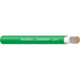 Southwire 56974801 TelcoFlex II Power Cable, #2 AWG, Class 1, Green