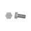 Fastenal 19690 3/4"-10 x 2" Grade A325 Galvanized Steel Bolt Only, Price/1/each