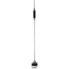 PCTEL MUF4505NGP 450 - 470 MHz 5 - 3 dB 200 W Base Loaded Chrome Coil Antenna, No Ground Plane