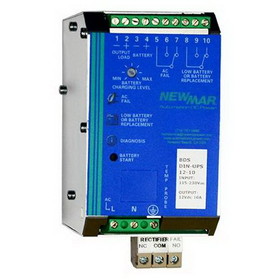 NewMar BDS-DIN-UPS-12-10 NFPA 12VDC 10A DIN Power System