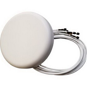 Ventev M6040060O3D83620 2.4 - 5 GHz 4 - 6 dBi Wi-Fi Omni Antenna with 8 RPSMA Male Connectors