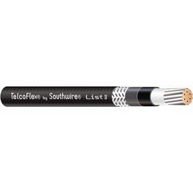 TelcoFlex III Power Cable, #6 AWG, Black