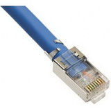 Platinum Tools 106190 RJ45 Cat6A 10 Gig Shielded Conn. w/Liner, 3-Prong.
