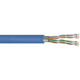 Ventev VEN-6AUUTP-PLENUM 4-Pair Cat 6A U/UTP Plenum Cable in Blue