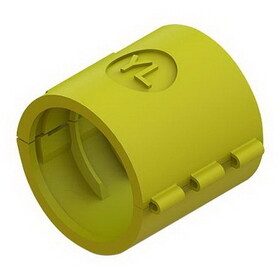 Siemon CCC-0.63-C10-YL Color Coded Cuff, Yellow
