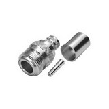 RF Industries RFN-1028-I LMR-400 Crimp White Bronze Plated Connector