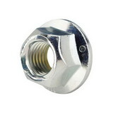 Fastenal 0166986 1/4in-20 Grade F Zinc Flange Top LockNut
