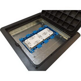 Ventev ACCESSBOX-JBANTR6 Raised Access Floor Box with Integrated 6 dBi Junction Box Antenna and 6 RPSMA Male Connectors