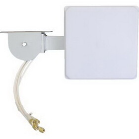 Ventev M6085085D3D1220 2.4 - 5 GHz 8.5 dBi Wi-Fi Patch Antenna with 4 RPSMA Male Connectors