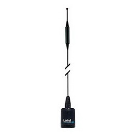 Laird External Antennas BB4505CN black 33 inch UHF whip antenna with an NMO base