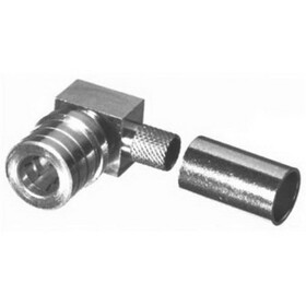 RF Industries RQA-5010-C1 QMA Male Right Angle for RG-142, 55, 223, 400