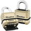 Master Lock 1175 Lock, 4-Digit Combo 1-1/16" Shackle; brass body, Price/1 EACH