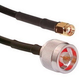 Wireless Solutions TWS195NMRPSM-2 2' WiFi antenna cable-195 low loss, N M;RPSMA M