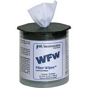 AFL Telecommunications 9000-03-0025MZ Fiber Wipes 90 wipes