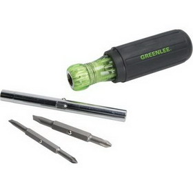 Greenlee 0153-42C Screwdriver Set, 6-in-1 slotted and phillips