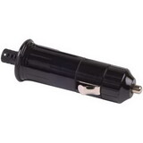 Haines Enterprises CL-AP110 Cigarette Lighter Plug with 2 A Replaceable Fuse, No Wires Attached, Black