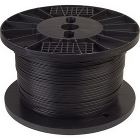 Consolidated Wire 4077-0-1000 18ga 2 conductor BLACK Zip Cord/1000 ft.