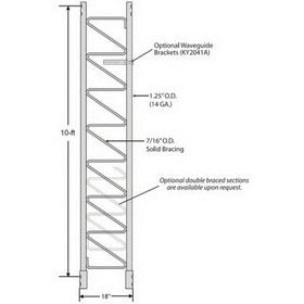 Rohn Products 45G ROHN 45G Standard 10-ft Tower Section